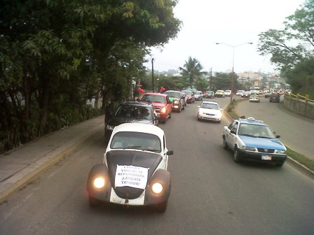 Manifestaron priistas repudio a la visita de Jorge Franco “El Chucky”, en Tuxtepec