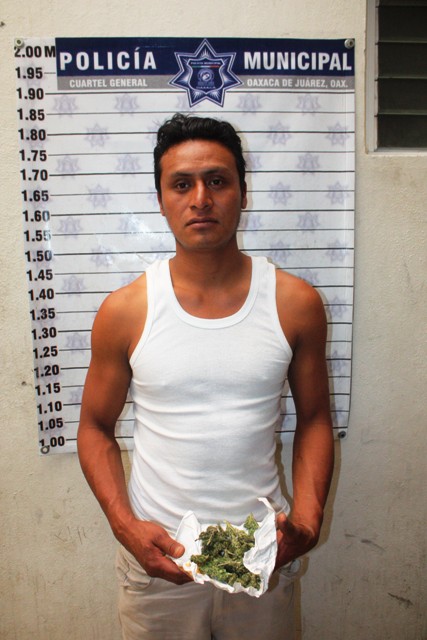 En la Monte Albán captura a “mariguanero”