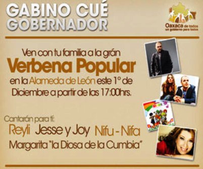 Niega información sobre gastos de festejos de toma protesta de Gabino Cué