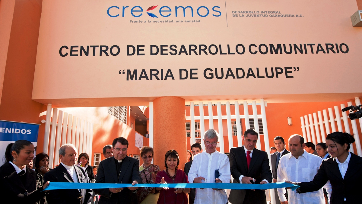 España, Italia y México fundan centro comunitario, inaugura Gabino Cué