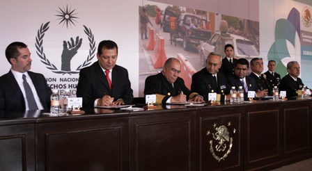 La Secretaria de Marina – Armada de México y la CNDH, firman convenio de colaboración