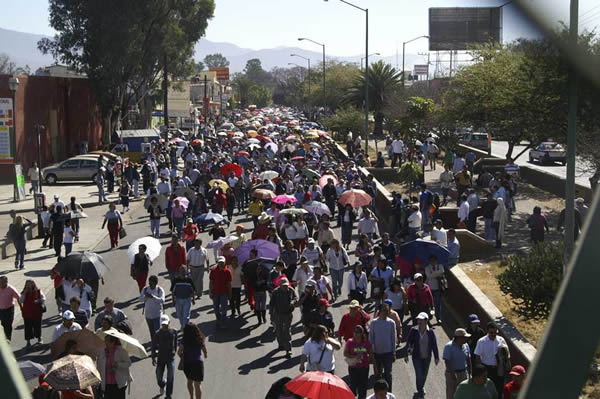 El gobierno del cambio de la paz y el progreso, es un show mediático: Sección 22