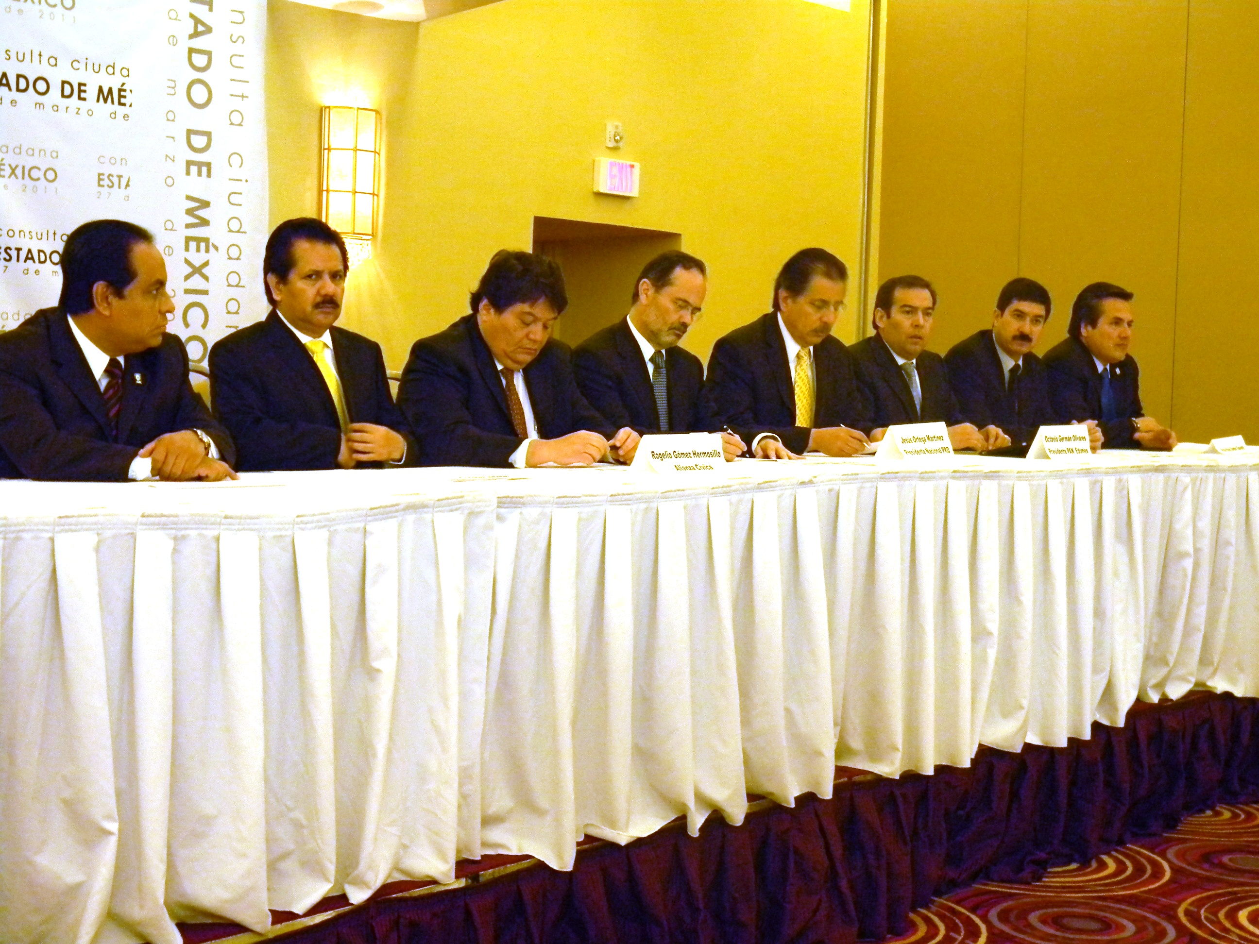 Va consulta PAN y PRD para definir coalición electoral en el EDOMEX