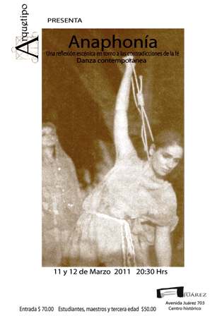 Anaphonía” Danza Teatro