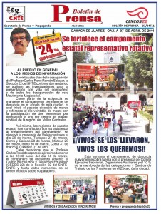 Marcha y se instalan en México los maestros este viernes