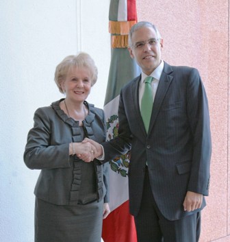 Se reúne diplomático de México con Ministra de Relaciones Internacionales de Quebec, Canadá