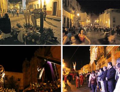 Cunde pánico por rumor de balacera, en la procesión del silencio en Zacatecas
