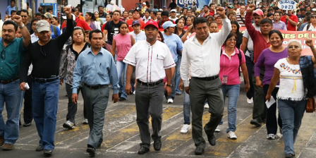 Solidaridad de la 22 del SNTE de Oaxaca con el poeta Javier Sicilia