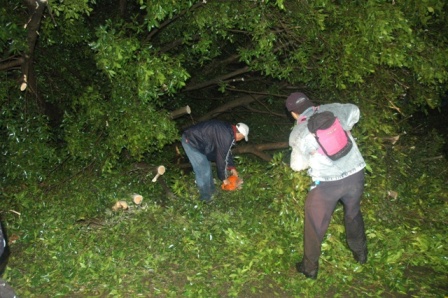 Brindan atención en diversas zonas afectadas por las lluvias en esta capital