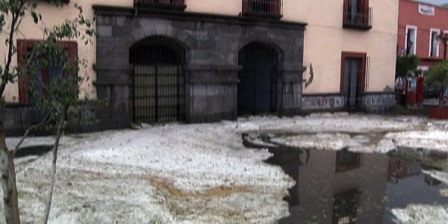 Declara SEGOB emergencia por granizada en seis municipios del estado de Tlaxcala