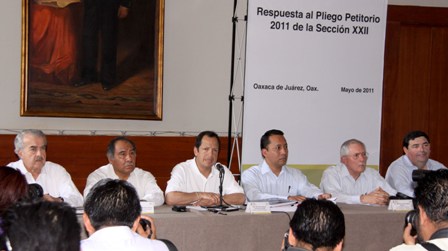 Entrega Gobierno a la S-22 tercera respuesta a demandas del magisterio