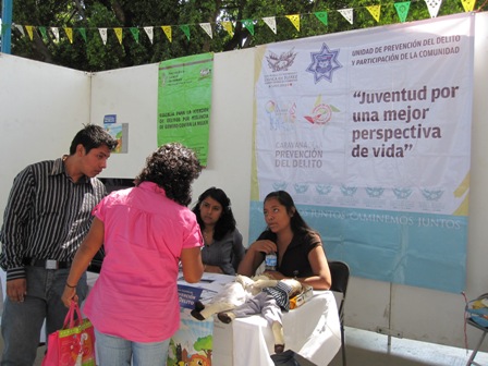 Llega la Caravana para la prevención del delito a Trinidad de Viguera