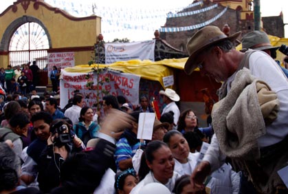 Llega la Marcha por la Paz al Distrito Federal