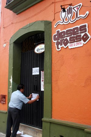 Clausura Ecología Municipal bar en la calle de Alcalá; contaminación auditiva la causa