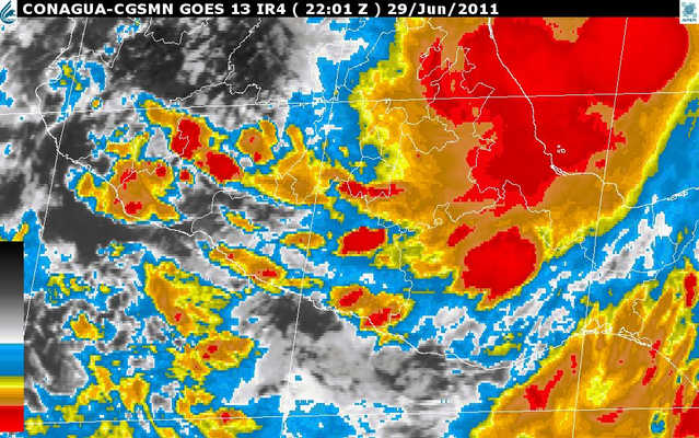 Alerta el SMN por lluvias y tormentas instensas en las próximas 24 horas