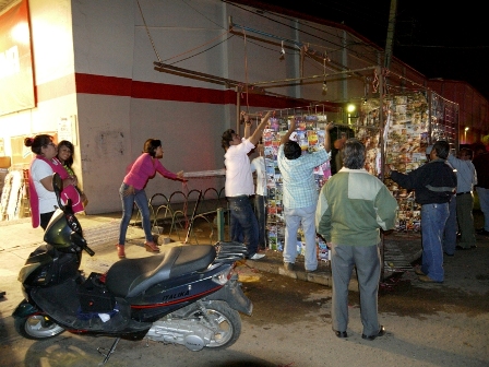 Realizan operativo de exhorto e información a comercio semifijo en municipio capitalino