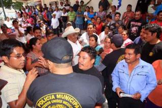 Demandan salida de autoridades de San Antonio de la Cal