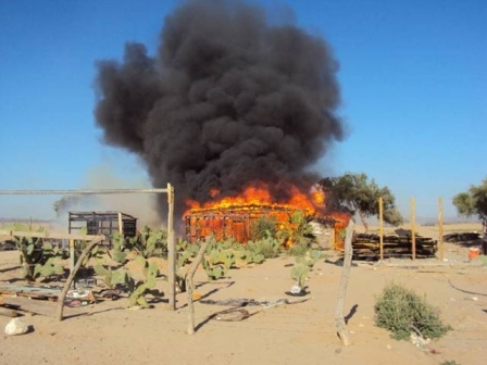 Incinera II Región Militar 120 hectáreas de mariguana, en Baja California
