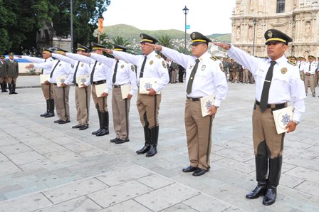 Ascienden de rango nueve agentes de Tránsito Municipal de Oaxaca de Juárez