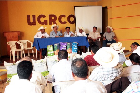 Entregan semilla de pasto mejorado a ganaderos de la Costa