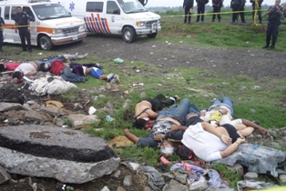 Ejecutan a 11 en el Valle de Chalco; hay un sobreviviente