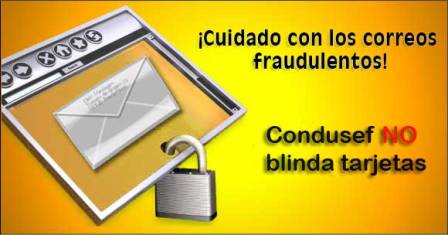 Alerta en Oaxaca por fraudes en internet a tarjetahabientes, a nombre de la CONDUSEF