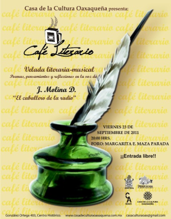 Presenta “Caballero de la radio” velada literaria musical en la Casa de la Cultura