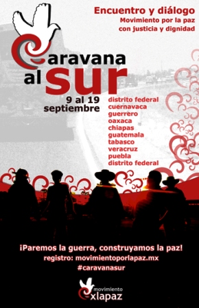 Iniciará la marcha hacia el sur el Movimiento por la Paz con Justicia y Dignidad, el próximo viernes