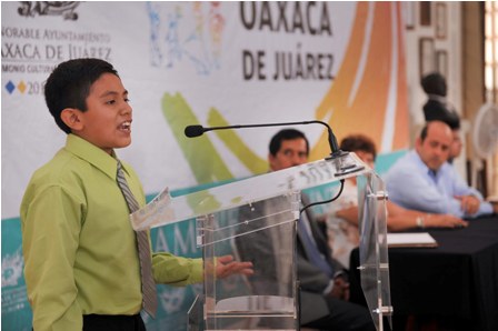 Reconoce Ayuntamiento capitalino participación de niños y jóvenes en taller de oratoria