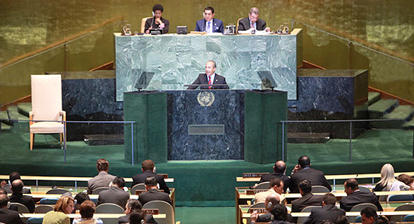 Doble discurso de Calderón en la ONU: Greenpeace