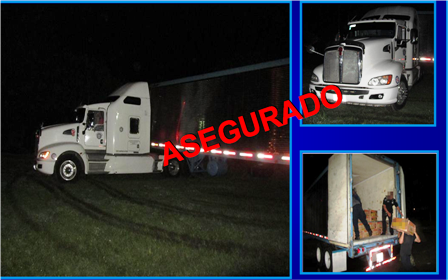 Detecta 143 paquetes con coca en camión de plátanos, PF