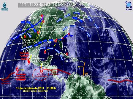 Tocará tierra el ciclón Jova en Jalisco, entre la una y las dos horas de este miércoles: SMN