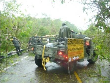 Mantiene Ejército y Fuerza Aérea Mexicanos Plan DN-III-E en Colima, Jalisco y Tabasco