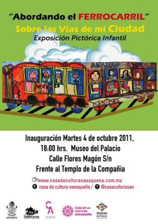 Llega el ferrocarril al Mupal; exposición infantil “Sobre los vías de mi ciudad”