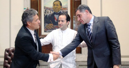 Se reúnen gobernadores de Oaxaca y Chiapas con Secretario de Gobernación para dar solución al conflicto de límites