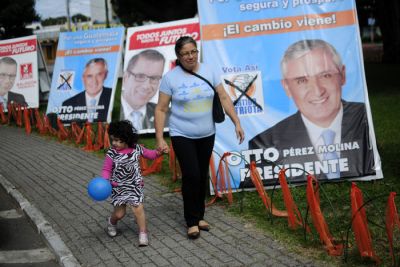 Va segunda vuelta en Guatemala para elegir presidente