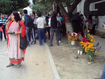 Demanda Sección 22 castigo por asesinato de José Alberto López, durante represión del 2006