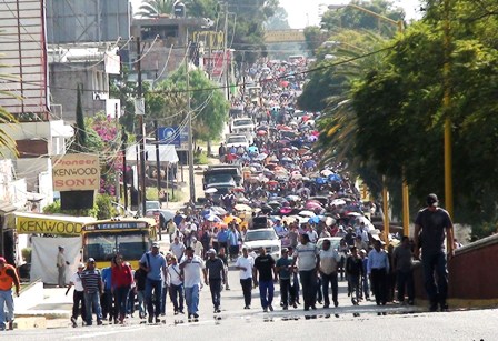 Toma de juzgados y movilizaciones, convoca la Sección 22 del SNTE por paro nacional