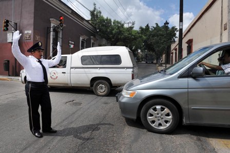 Garantizan seguridad vial durante desfile Cívico-Deportivo, el 20 de noviembre