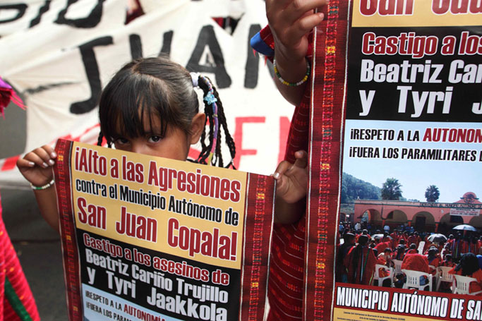 Fracasa retorno de indígenas desplazados de San Juan Copala