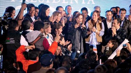 Josefina Vázquez Mota la primera candidata del PAN a la Presidencia de la República