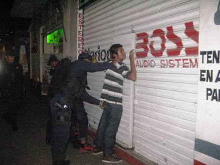 Policía Municipal realiza Operativo Relámpago “Barredora”