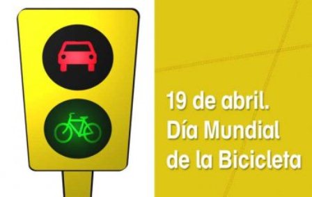 Día mundial de la bicicleta 19 abril: Secretaría del Medio Ambiente