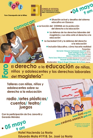 Foro Derecho Oaxaqueño de la Niñez