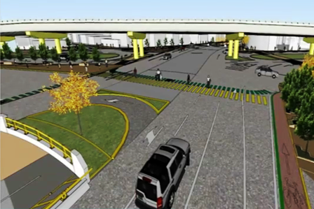 Desaloja policía preventiva crucero de Cinco Señores, medio centenar protestaban en demanda de empleo