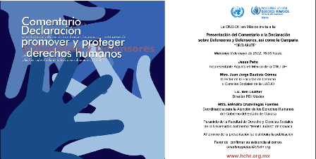Foro permanente de abogados: La ONU- DH en México