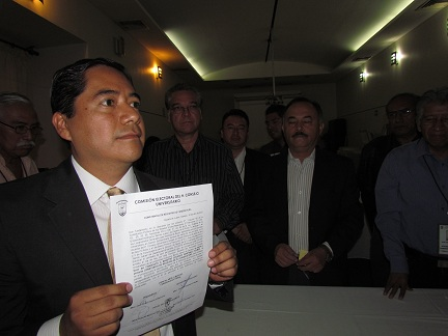 Eduardo Martínez Helmes, virtual rector de la UABJO