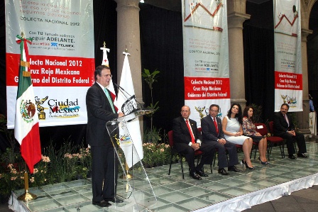 GDF duplica colecta para Cruz Roja Mexicana