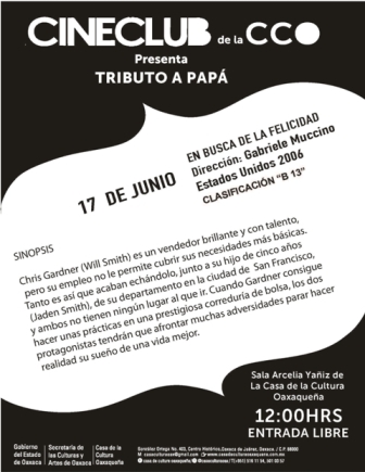 Cine Club de la CCO: En Busca de la Felicidad