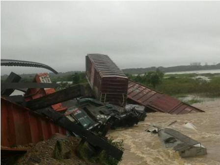 Daños ocasionados por "Carlotta"